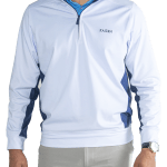 Sudadera Golf Hombre elástica de color blanco KAIZEN