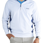 Sudadera Golf Hombre elástica de color blanco KAIZEN 4