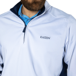 Sudadera Golf Hombre elástica de color blanco KAIZEN 2