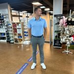 Polo de hombre golf azul con rayas (KZ AzureLine) photo review